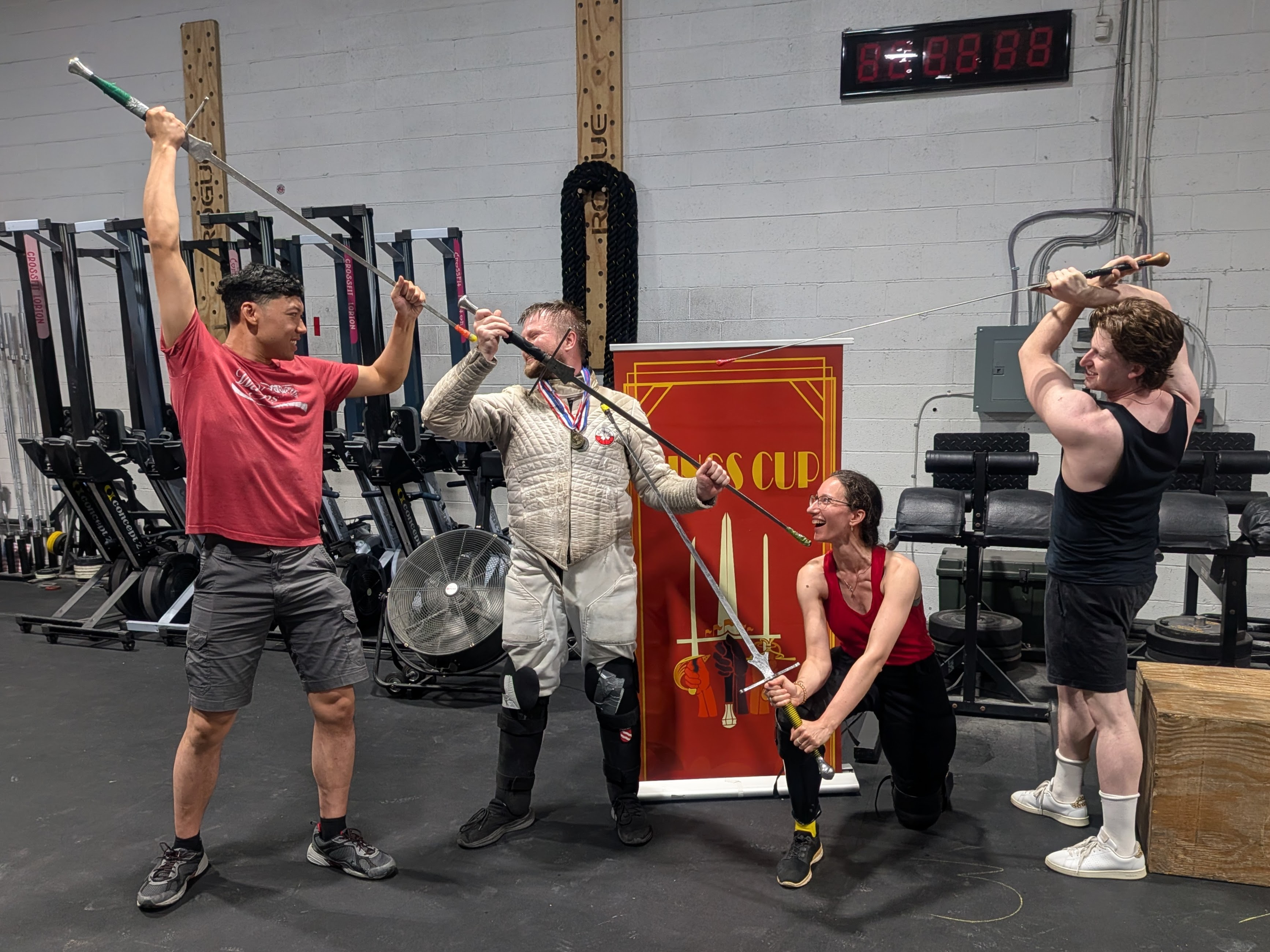 Dr. Przanowski won a gold medal in longsword at Kings Cup 2026
